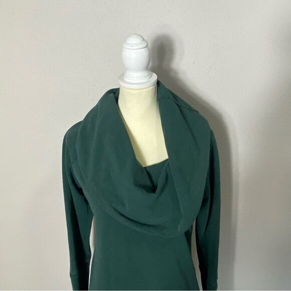 Soft Surroundings Green Cowl Neck Sweater W/ Floral Design On Back Womens Size S - Picture 11 of 15